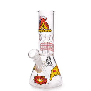 bong de vidro squadafum glass ice percolator stickers